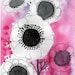 Buy 2 Get 1 FREE -- Watercolor Painting: Watercolor Flowers -- Mini Art Print -- White Anemone Flowers -- ACEO Print
