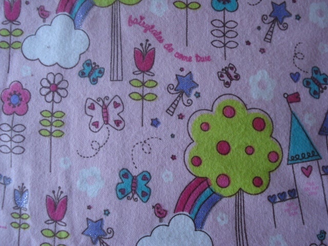 Receiving Swaddling Blanket Nursing Cover Fairy Tale Princess Flannel XL Extra Large