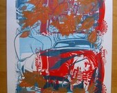 Testprint/Monoprint, One-of-a-Kind by Adam Turman