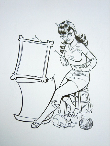 Original Inks by Adam Turman
