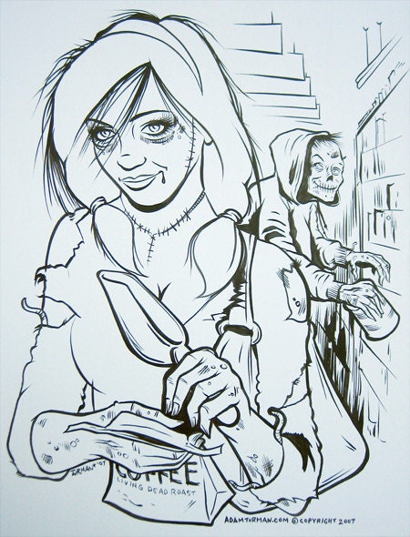 Original Inks by Adam Turman