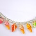 Rainbow Cakes and Ice Cream Charm Bracelet 6.5 inches