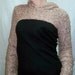 Darkwear Clothing Taupe Chenille Knit Shrug Sweater - Medium - ready to ship