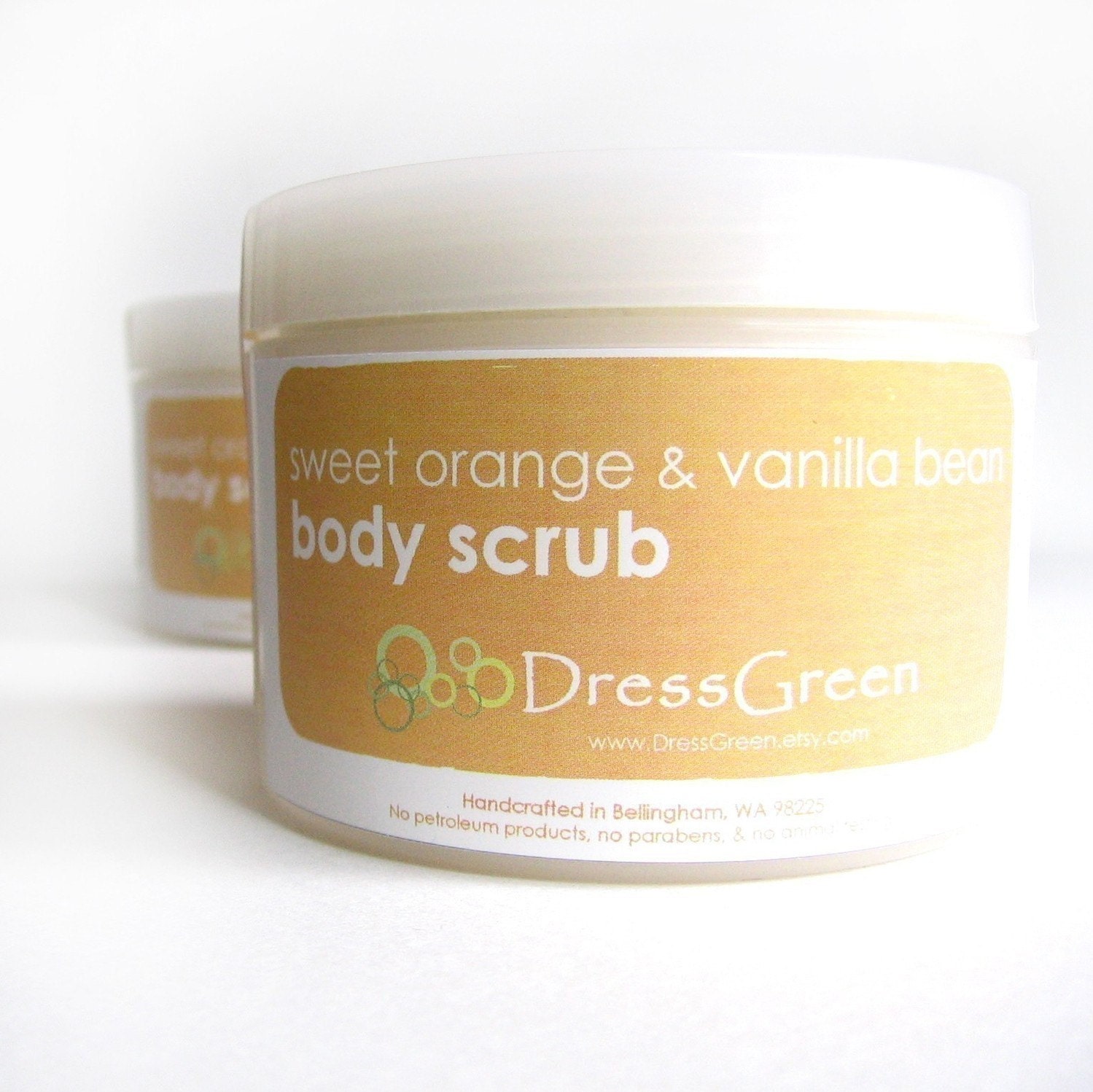 Sweet Orange and Vanilla Bean Body Scrub 8oz