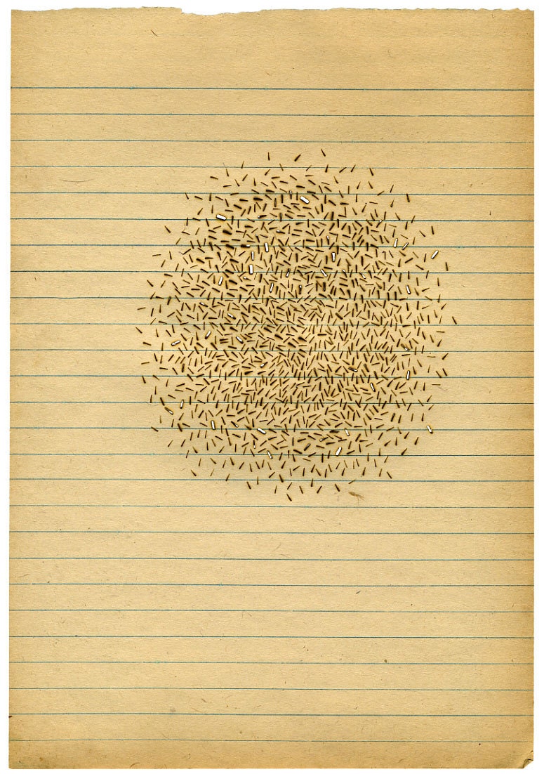 original drawing - rhythm motif