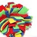 Fleece Dog Ball - Small - Kindergarten Colors