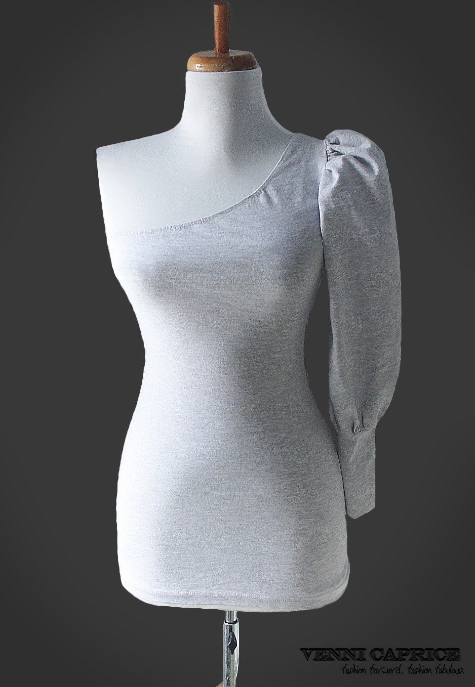 Venni Caprice Lydia One Shoulder Shirt
