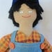 Boy Doll in Overalls by Joelle's Dolls