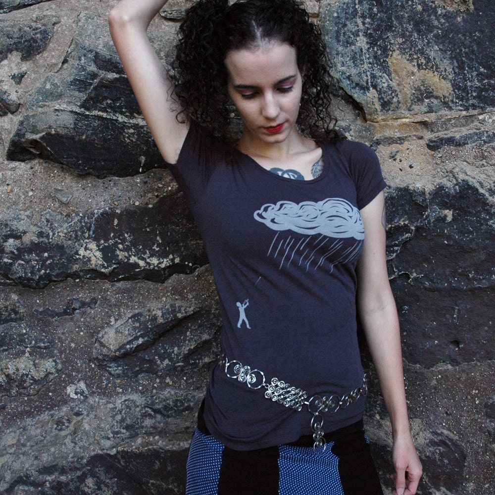 CLOUD - "Return Fire" - short sleeve scoop neck organic cotton for women-by Circles and Squares - 8 colors