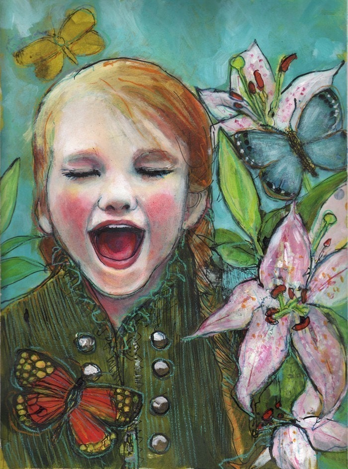 Limited Edition ACEO art reproduction - Joy 28/50