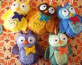 Baby Mobile - Baby Crib Mobile - Owl Mobile - Nursery Baby Room "Hoot Hoot" (You can pick your colors)