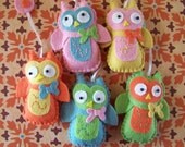 Baby Mobile - Baby Crib Mobile - Owl Mobile - Nursery Baby Room "Hoot Hoot" (You can pick your colors)