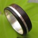 For HoneySuckle86 - Solsticio Nacascolo - sustainable wood and recycled sterling ring