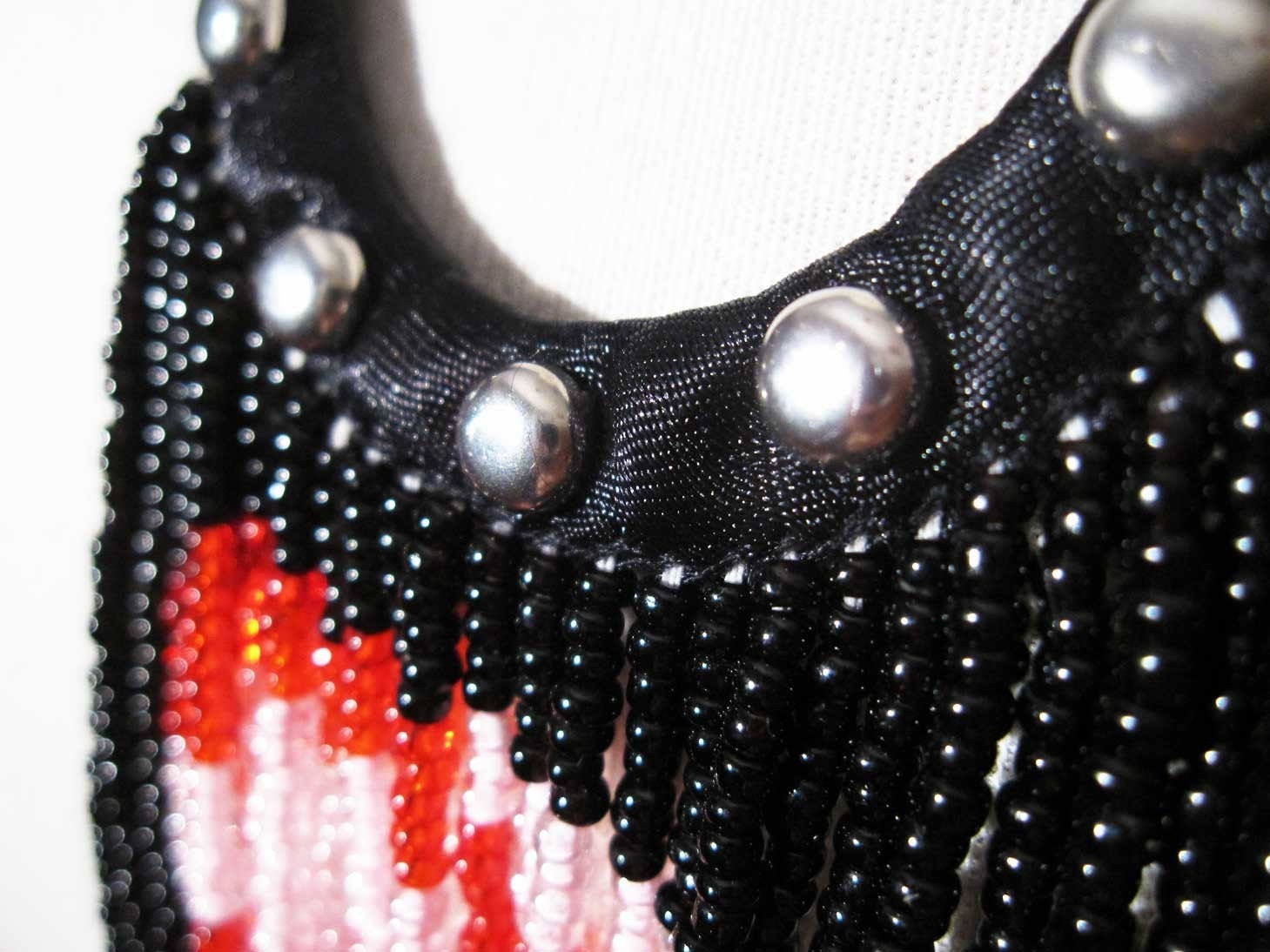 English Rose Fringe Necklace