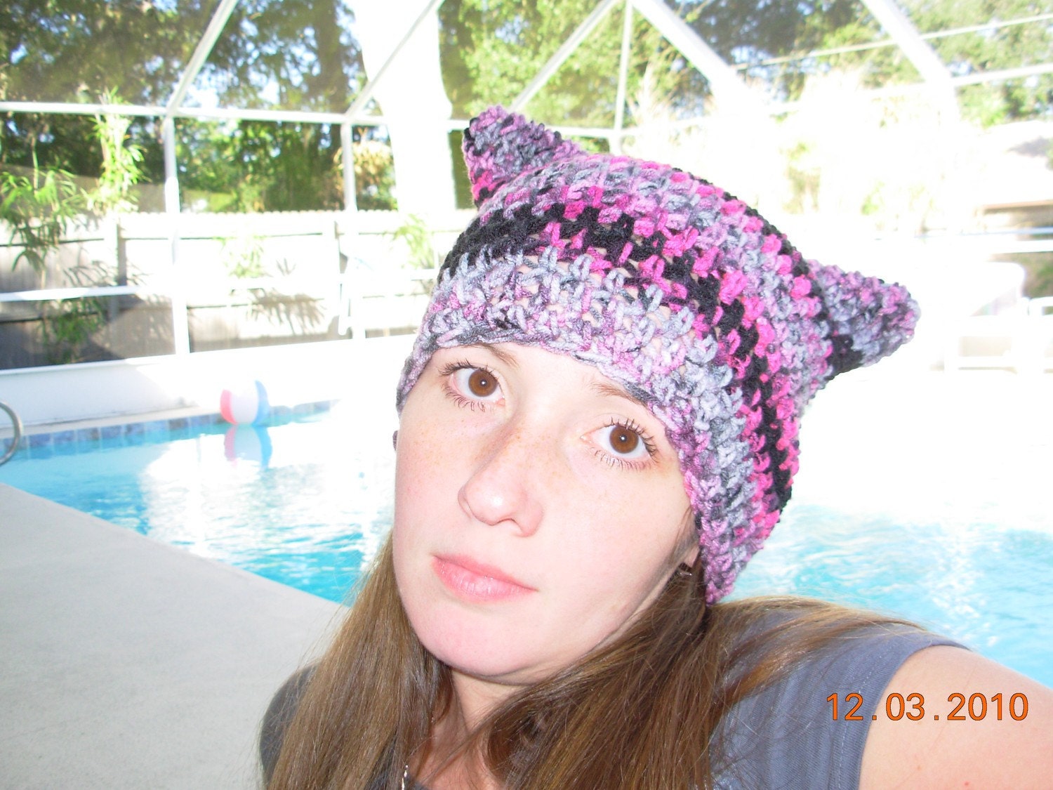 Puurfect Punk Rock Kitty Eared Hat