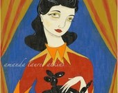 Subsequently I try 8x10 vintage inspired carnival animal balloon print by Amanda Atkins