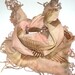 Large Square Pashmina Wool Wrap Shawl Scarf Earth Tone Handmade