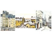 Travels - set of 3 aceo
