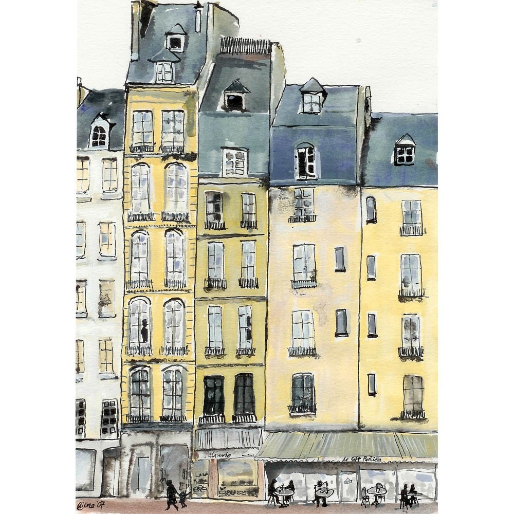 A Bit of Paris - 6 x 8