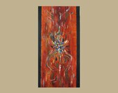 Copper Art for Sale, Abstract, Copper, Painting, Original, Metal, Karina Keri Matuszak, Art Under 100