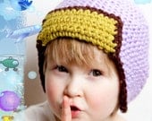 3 in 1 PATTERN Knittles Aviator Hat 1T-4T