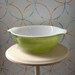 Glasbake Mixing Bowl Avocado Green