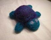Felt Friend - Turtle - with Purple, Blue, and Red Shell