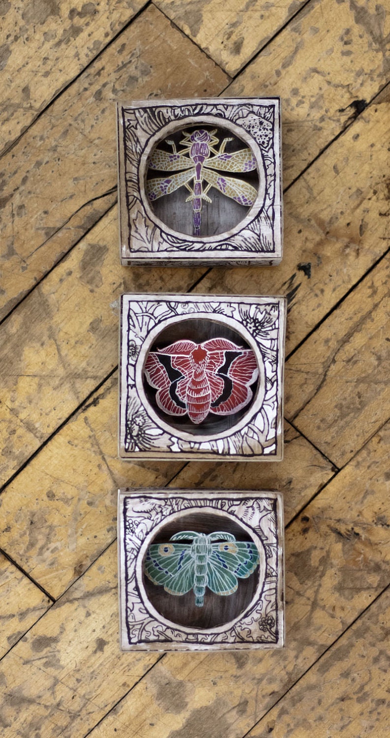 Red Butterfly - Shadow Box