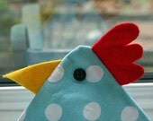 Chicken Pox - a doorstop chicken