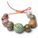 Garden Rainbow / Pastel Ceramic Bead Set
