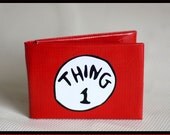 Thing 1 duct tape wallet - by jDUCT