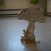 vintage revere mushroom frog earring tree