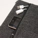 Men's MacBook Pro 13 or 15 Inch Cover Laptop Case Zipper Retina Display Outer Pocket Handmade Fashion Sleeve - Gray Herringbone Wool