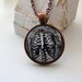 On the Inside - mini print necklace pendant and chain