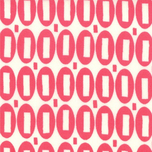 SALE - Pezzy Print - Tonal Hot Pink: sku 21605-141 cotton quilting fabric by American Jane for Moda Fabrics - 1 yard