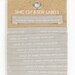 Made by Hand, Stitched with Love - Sew in Labels from Moda Fabrics - 3 yards per card