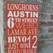 Subway Art Finished Sign--Customize your own--vinyl---pick your school