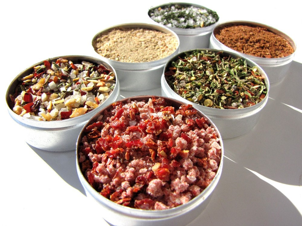 fish and seafood gourmet rubs kit - gift set of 6 - a great gift for a outdoor cook.