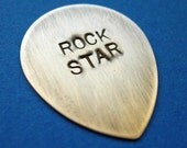 Personalized Custom Silver Guitar Pick