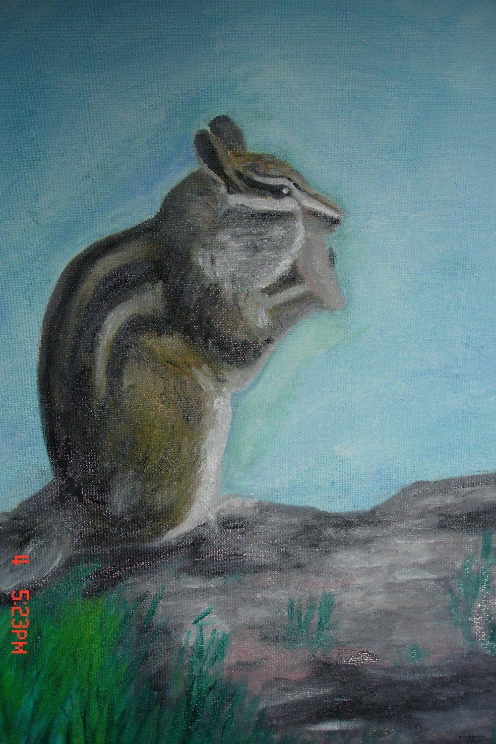 2 - Chipmunk Greeting Cards with Envelopes Included
