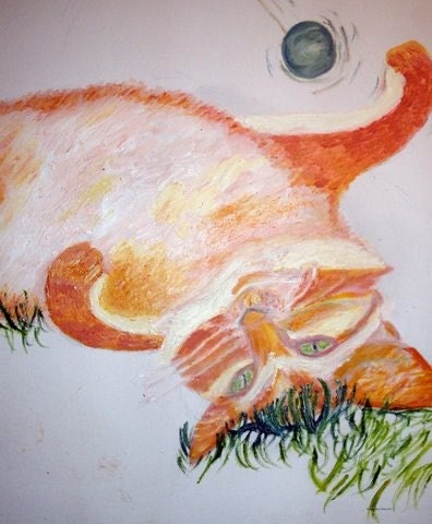 1   Cat Greeting Card   with Envelope Included (5x3)  This is My Cat IKE