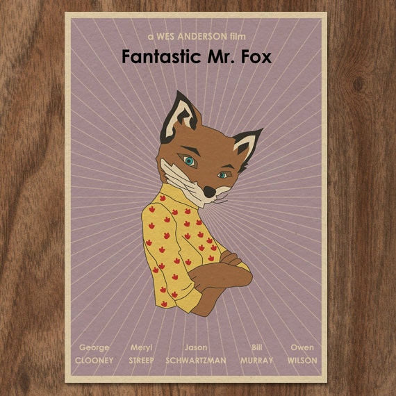 Movie Print - Fantastic Mr. Fox Limited Edition Print