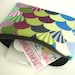 SALE Eco FRIENDLY Little Zipper pouch Coin Purse Gadget Case - Mist Fans (Padded)