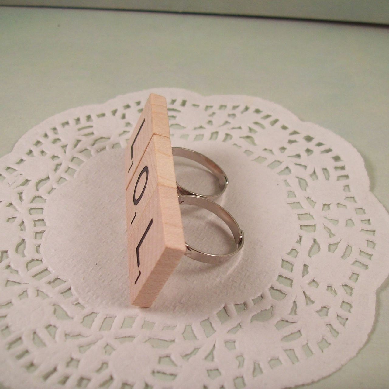 Two-Finger Scrabble Word Ring (your choice)