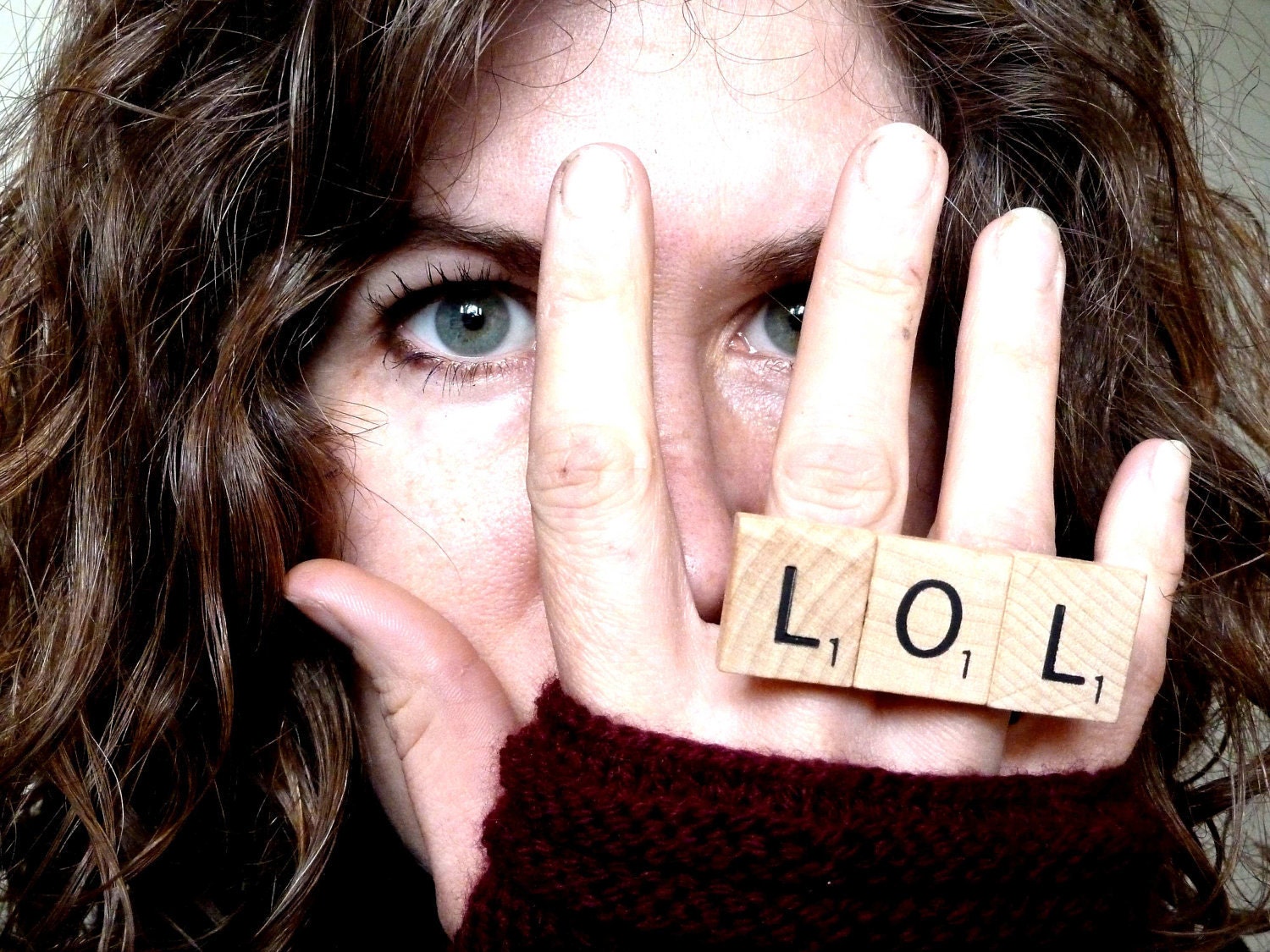 Two-Finger Scrabble Word Ring (your choice)