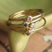 Petite Diamond Ring - Coloured Diamond
