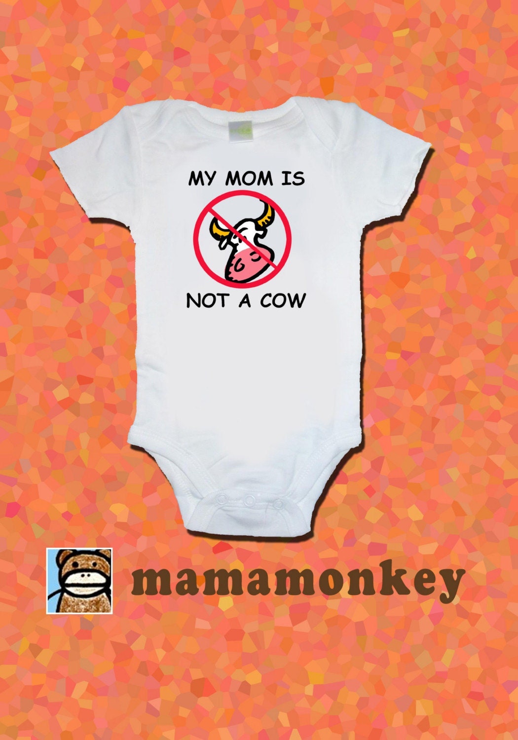 My mom is Not a Cow Baby Bodysuit or Toddler Tee Shirt- EtsyKids