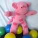Kate the Softest Sock Monkey in Pink Polka Dots