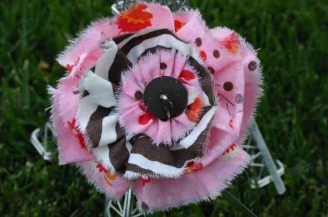 PDF Sweet Bliss Fabric Flower-eBook, PDF, Tutorial, Instructions