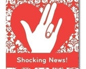 Shocking News card